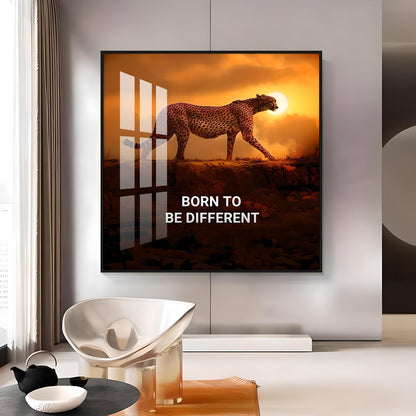 Be Different Premium Acrylic Square Wall Art