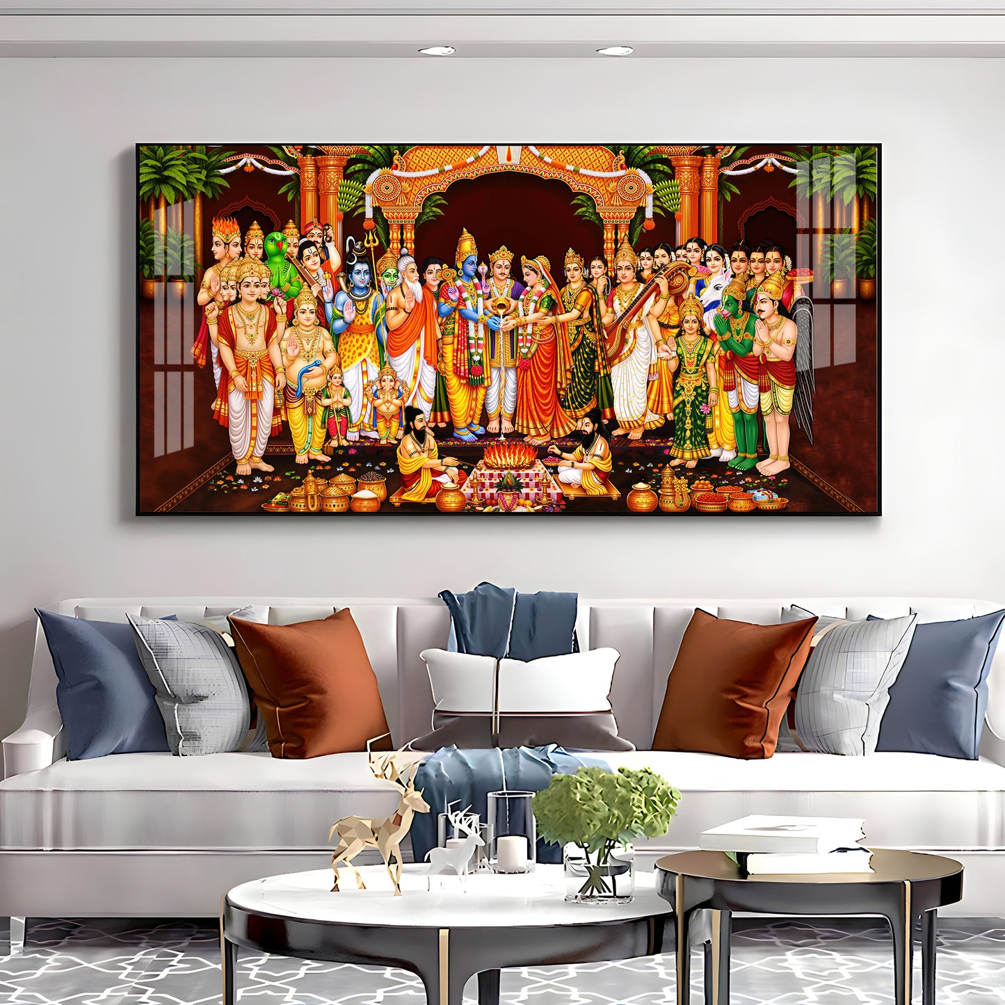 Srinivasa Kalyanam Premium Acrylic Horizontal Wall Art