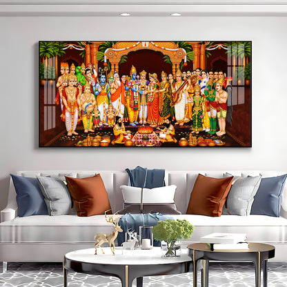 Srinivasa Kalyanam Premium Acrylic Horizontal Wall Art