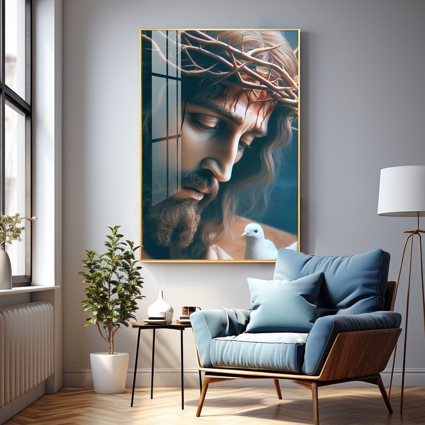 Jesus Faithful Reflections Premium Acrylic Wall Art