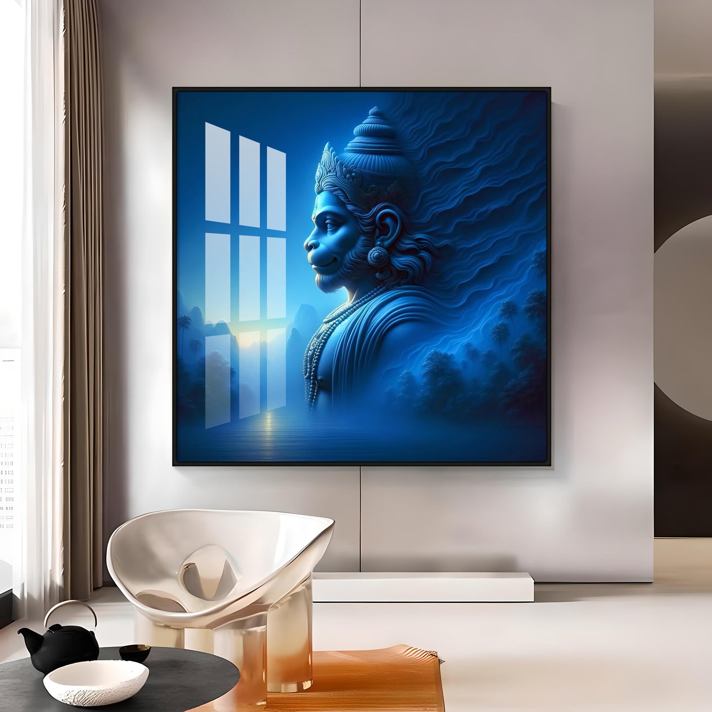 Vaayuputra Premium Acrylic Square Wall Art