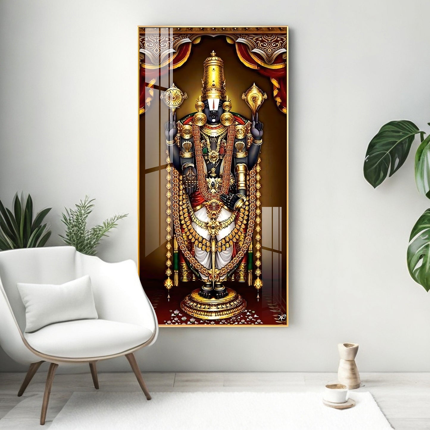 Diety of Happiness Premium Acrylic Vertical Wall Art