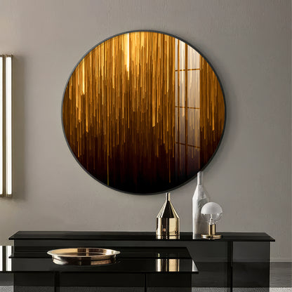 Opulent Sphere Premium Acrylic Round Wall Art