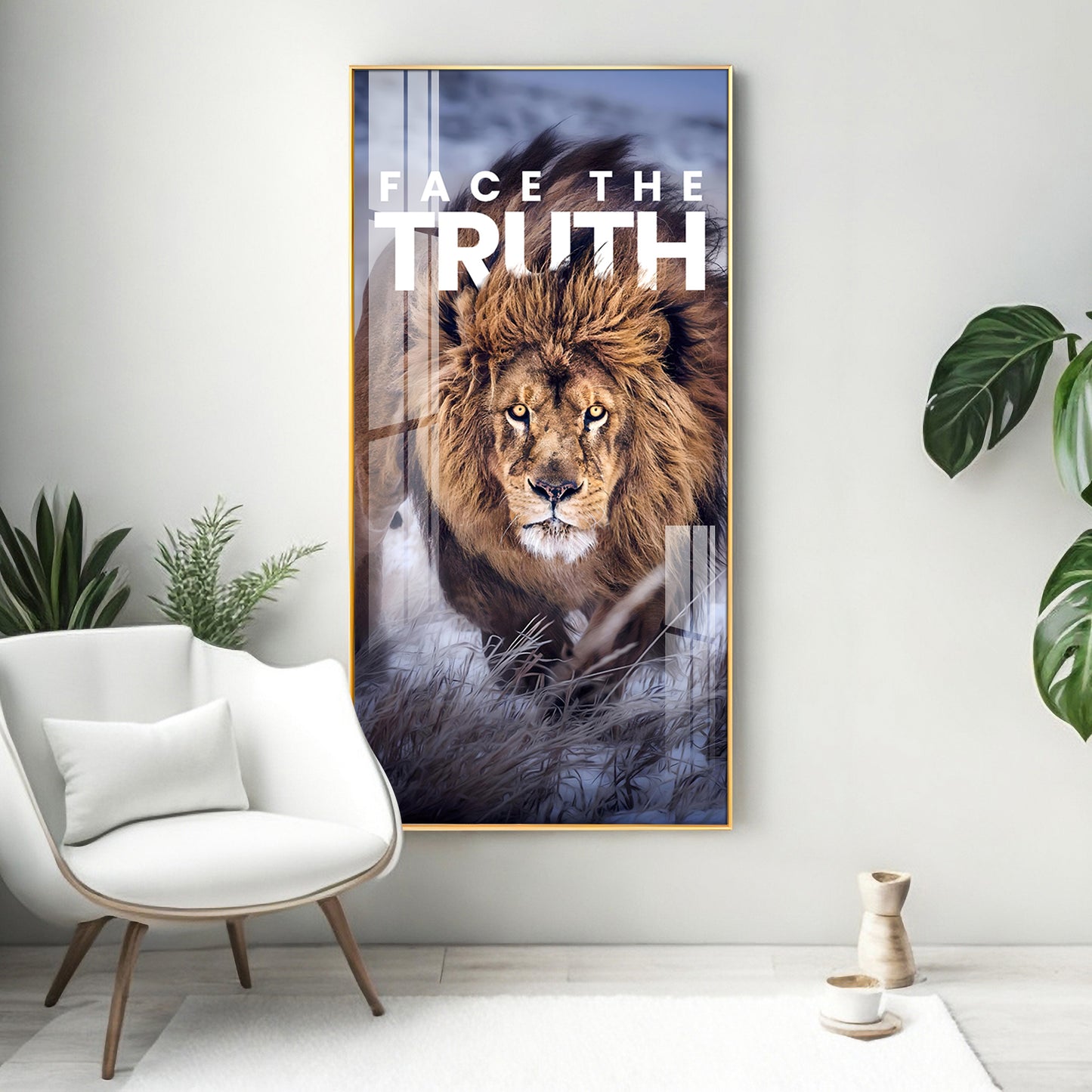 Be Fearless Premium Acrylic Vertical Wall Art