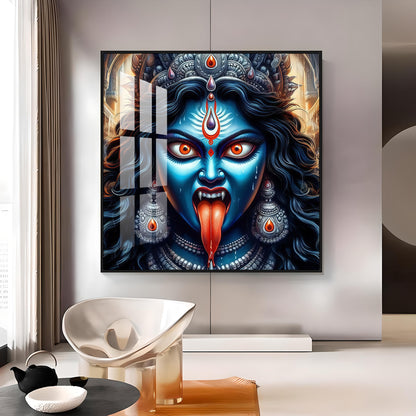 Goddess Kali Premium Acrylic Square Wall Art
