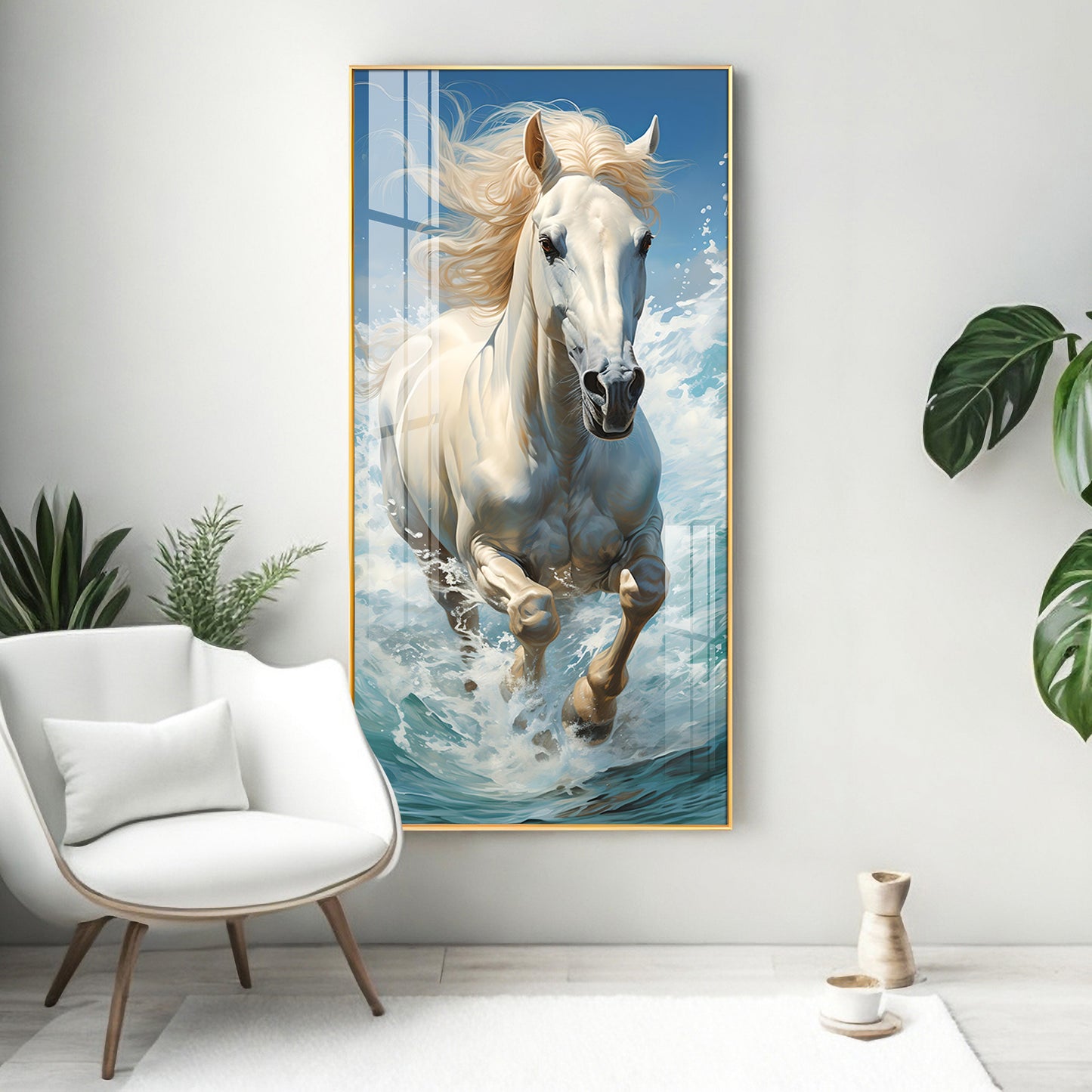 Charismatic Horse Premium Acrylic Vertical Wall Art