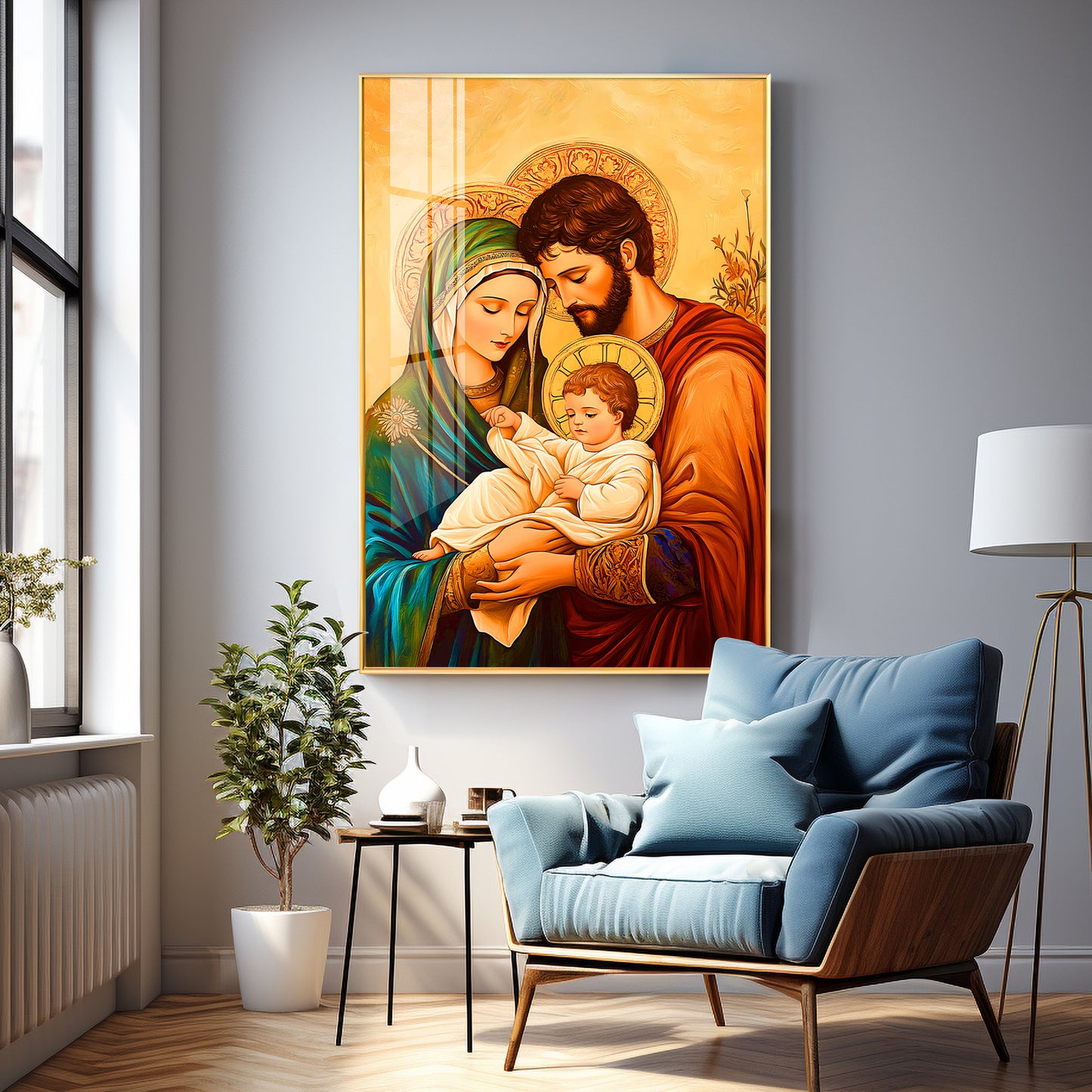 Holy Family Premium Acrylic Vertical Wall Art