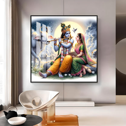 Heavenly Love Premium Acrylic Square Wall Art