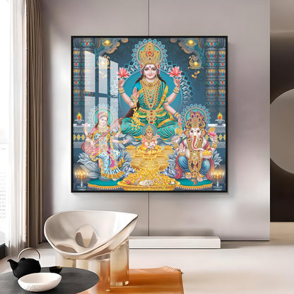 Enhanted Deities Blessings Premium Acrylic Square Wall Art