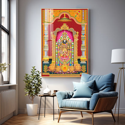 Narayana Blessing Premium Acrylic Vertical Wall Art