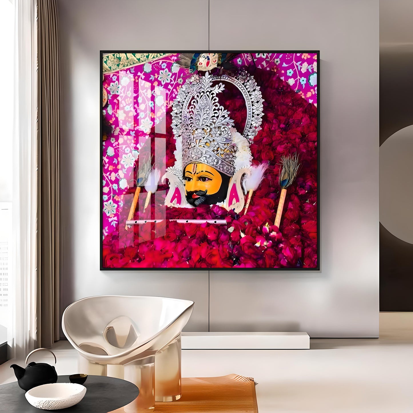 Barbarika Premium Acrylic Square Wall Art