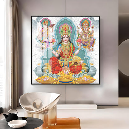 Supreme Serenity Deities Premium Acrylic Square Wall Art