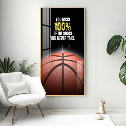 You Never Take Premium Acrylic Vertical Wall Art