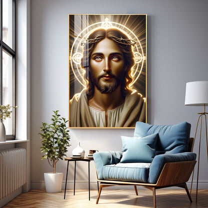 Sacred Serenity Premium Acrylic Vertical Wall Art