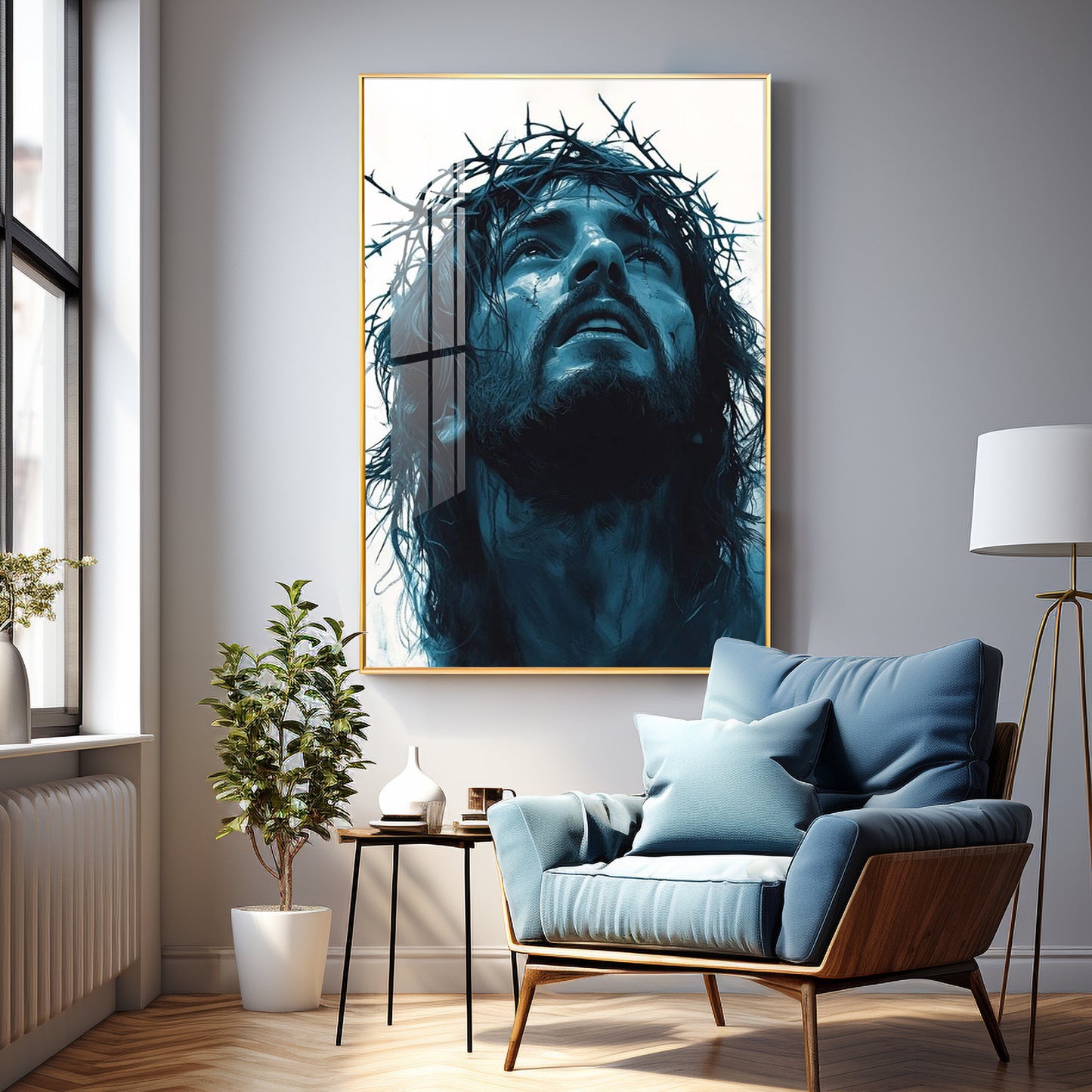 Faithful Presence Of Jesus Premium Acrylic Wall Art