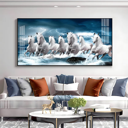 Heaven Horses Premium Acrylic Horizontal Wall Art