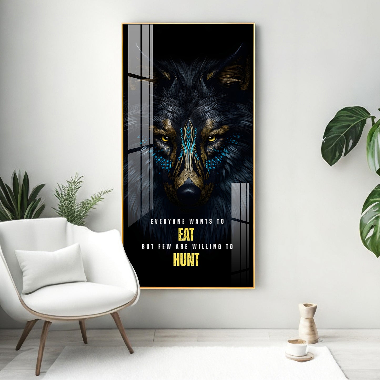 Everyone Wants To Eat Premium Acrylic Vertical Wall Art