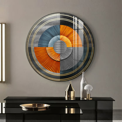 Grandeur Circle Premium Acrylic Round Wall Art