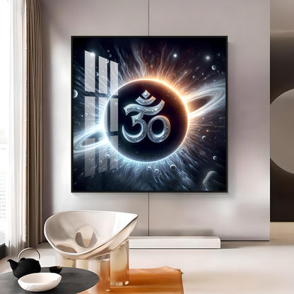 Om Premium Acrylic Square Wall Art