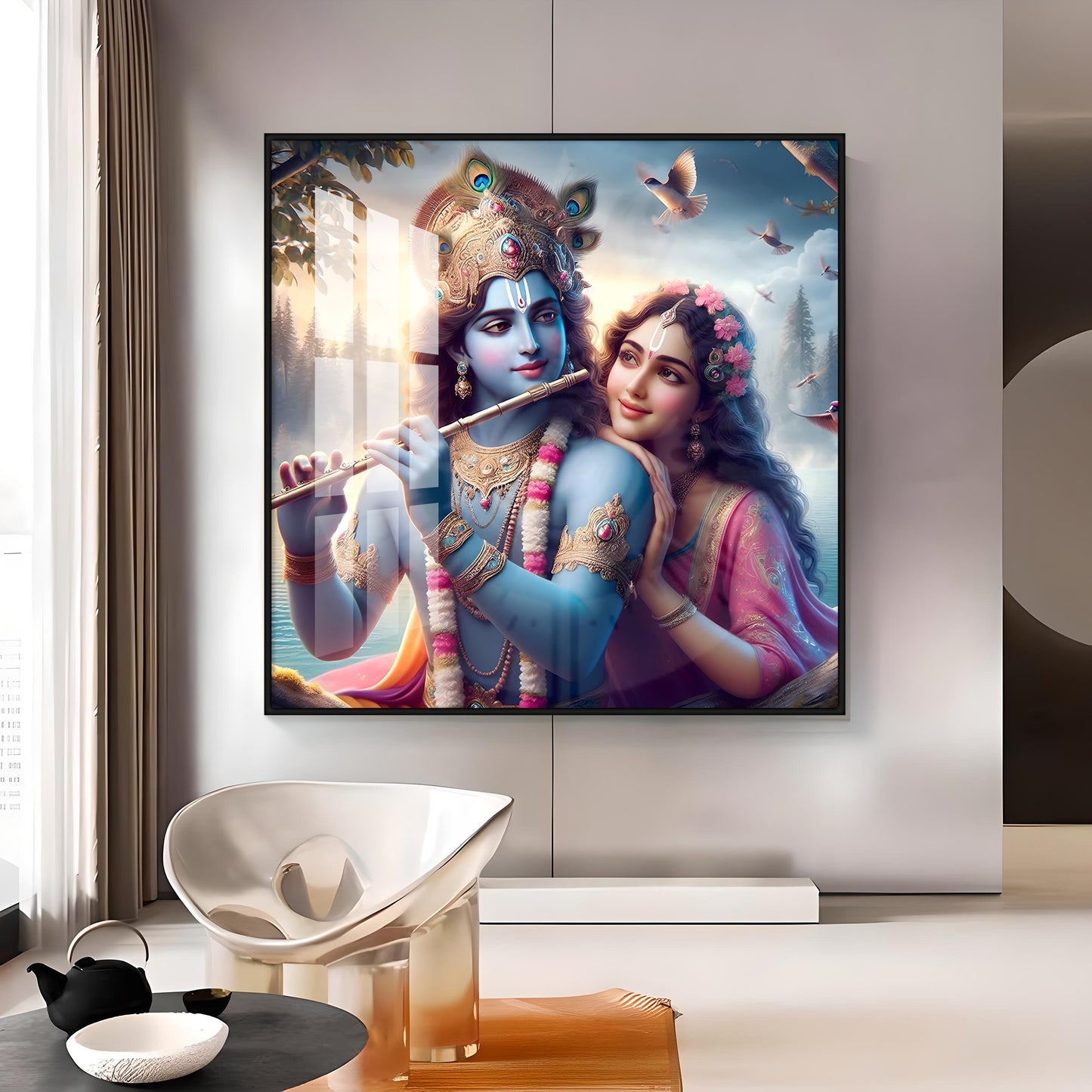 Sacred Love Premium Acrylic Square Wall Art