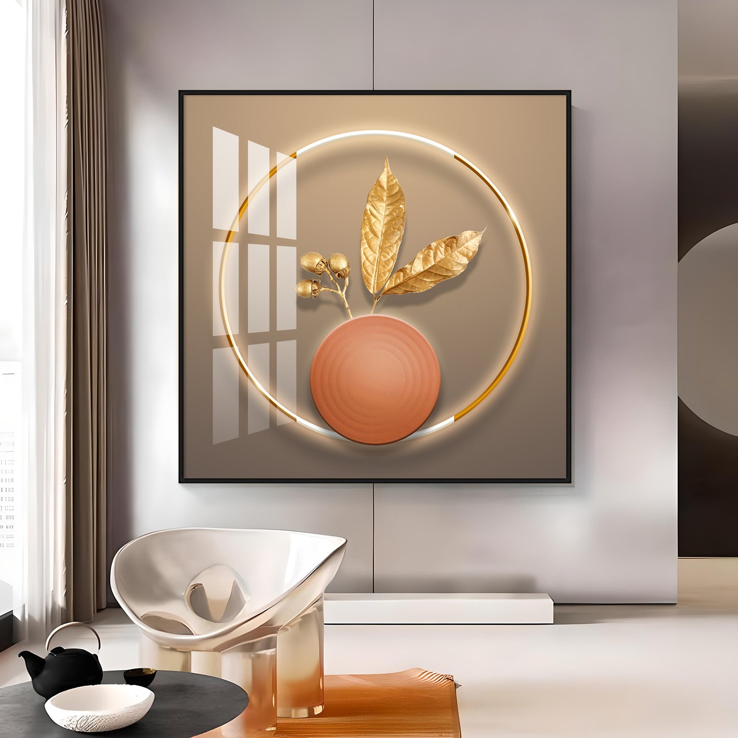 Opulent Oasis Premium Square Wall Art