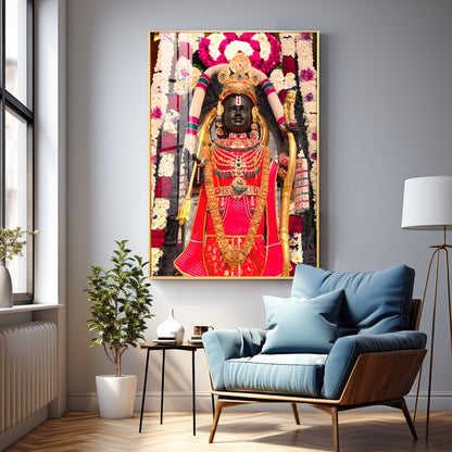 Ram Lalla Premium Acrylic Vertical Wall Art