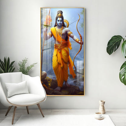 Maryada Purushottam Premium Acrylic Vertical Wall Art