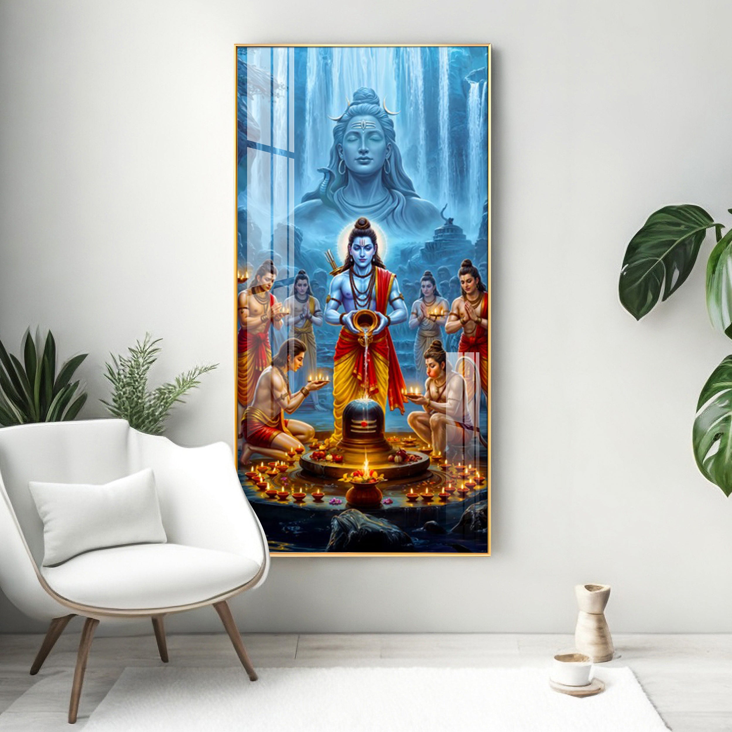 Shiva's Blessing Premium Acrylic Vertical Wall Art