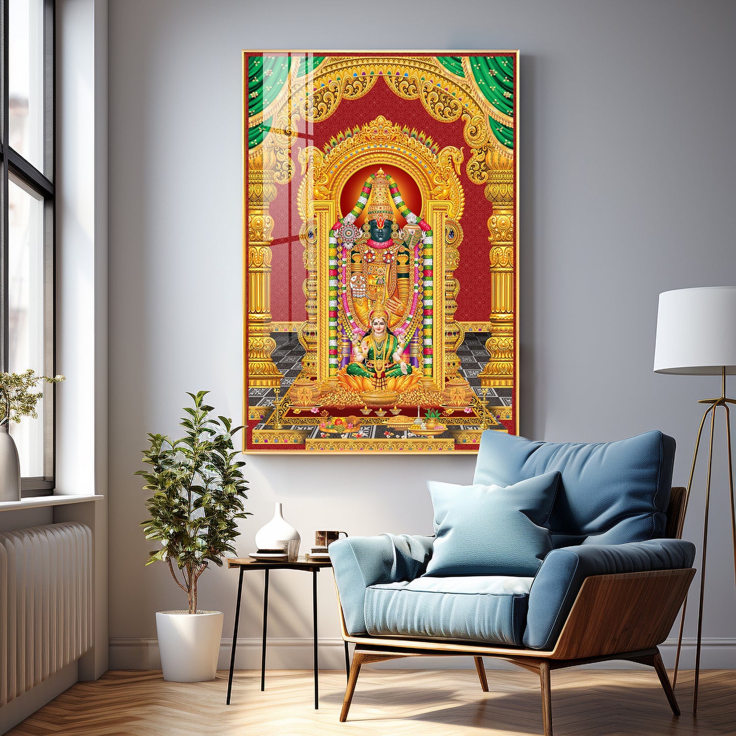 Lord Balaji Essence Premium Acrylic Vertical Wall Art