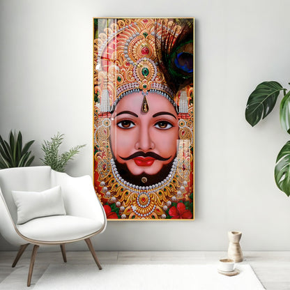 Shyam Baba Premium Acrylic Vertical Wall Art