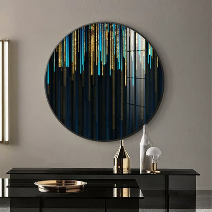 Colorful Palette Premium Acrylic Round Wall Art