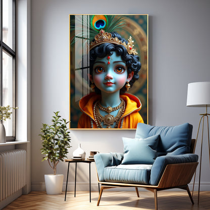 Infinite Krishna Imagery Premium Acrylic Wall Art