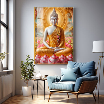 Tamatina Buddha Premium Acrylic Vertical Wall Art