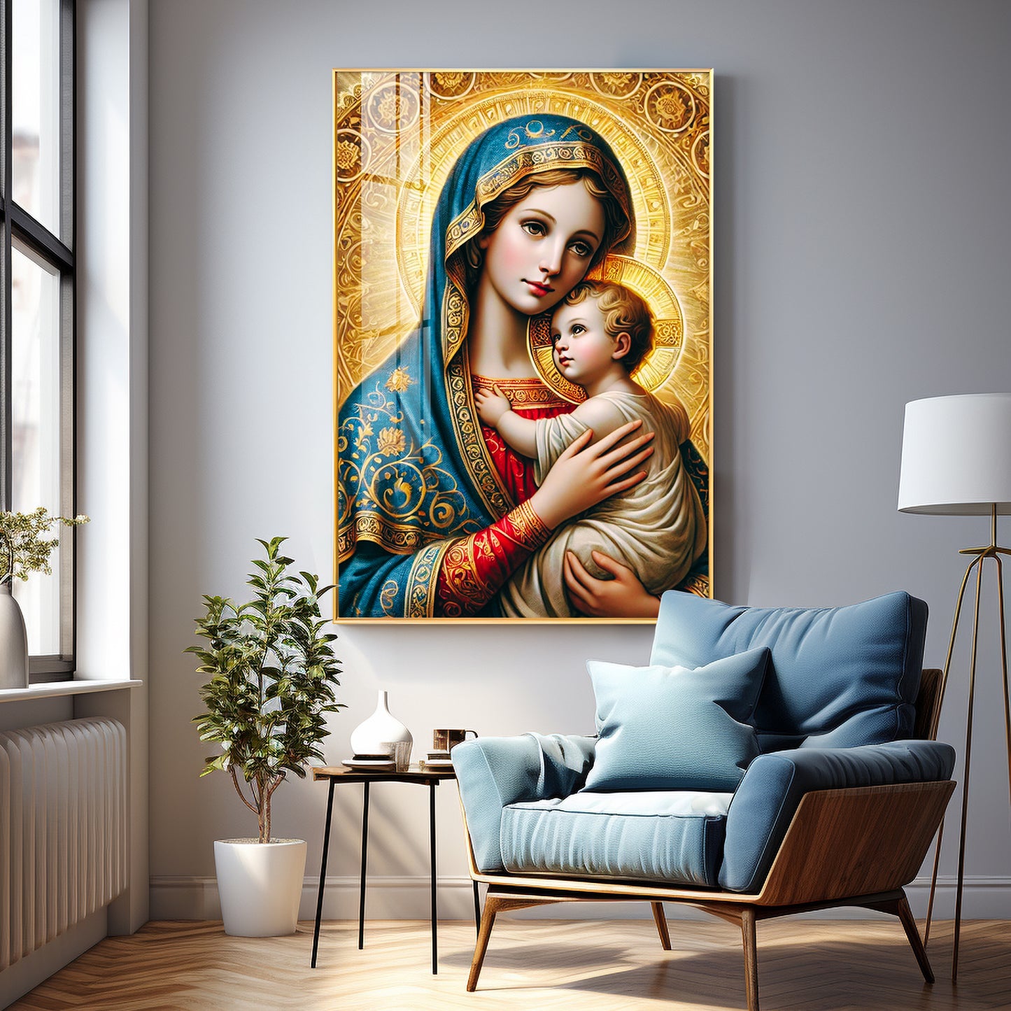 Celestial Grace Premium Acrylic Vertical Wall Art