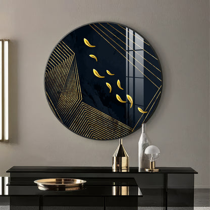 Golden Artwork Premium Acrylic Round Wall Art
