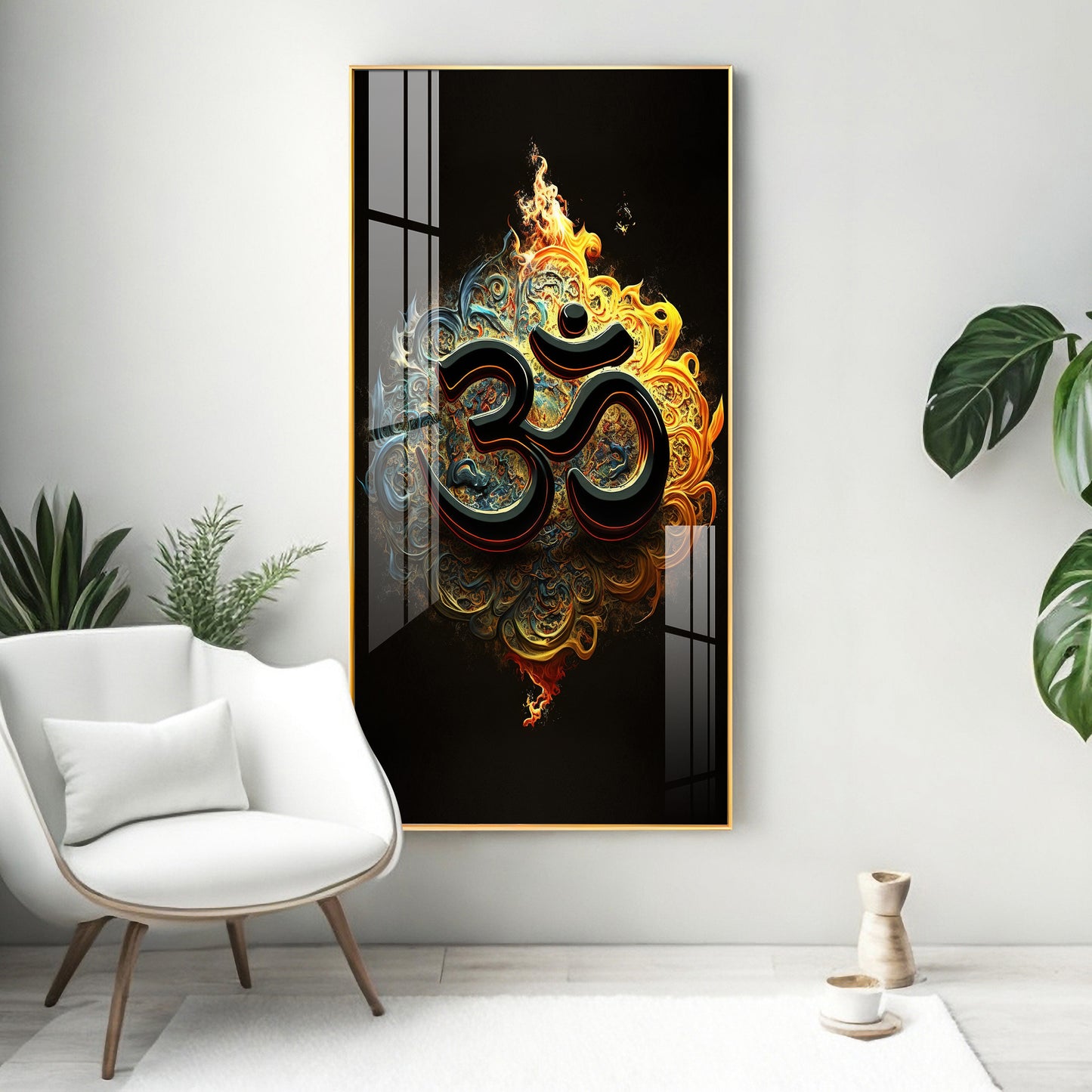 Spiritual OM Premium Acrylic Vertical Wall Art