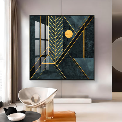 Urban Abstract Design Premium Acrylic Square Wall Art