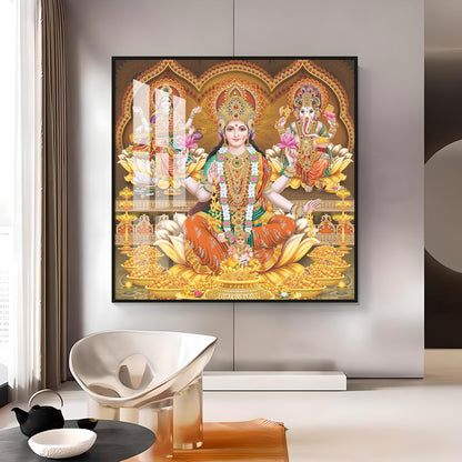 Spritual Deities Blessings Premium Acrylic Square Wall Art