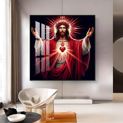 Heart of God Premium Acrylic Square Wall Art