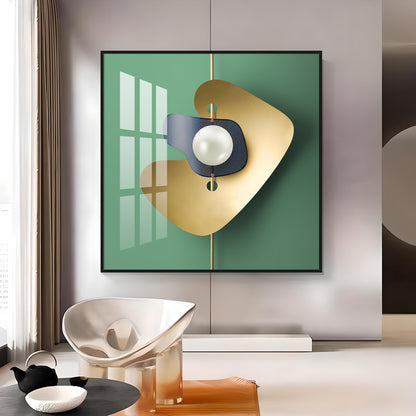 Modern Aesthetics Abstract Premium Acrylic Square Wall Art