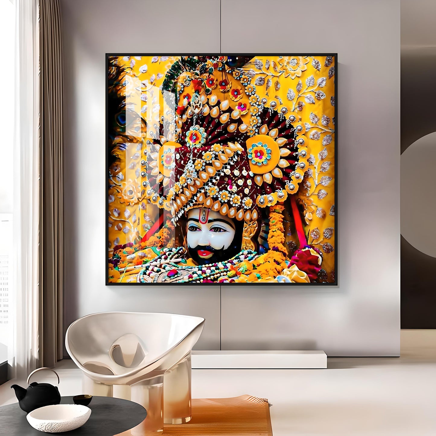 Khatu Naresh Premium Acrylic Square Wall Art