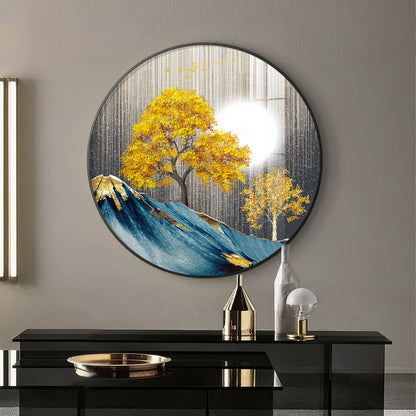Dreaming Forest Premium Acrylic Round Wall Art