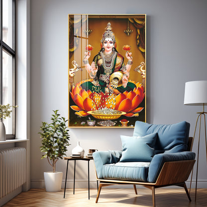 Goddess in Tranquility Premium Vertical Acrylic Wall Art