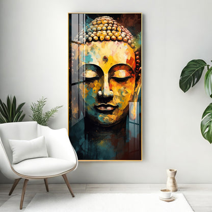 Eternal Gaze Buddha Premium Acrylic Vertical Wall Art