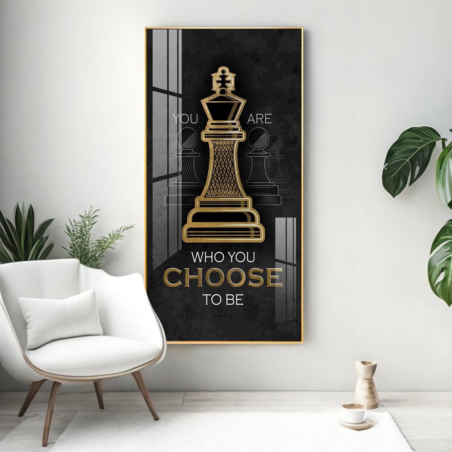 Who You Choose To Be Premium Acrylic Vertical Wall Art