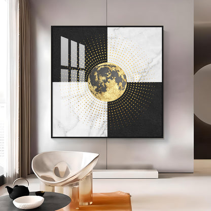 Golden Universe Premium Acrylic Square Wall Art