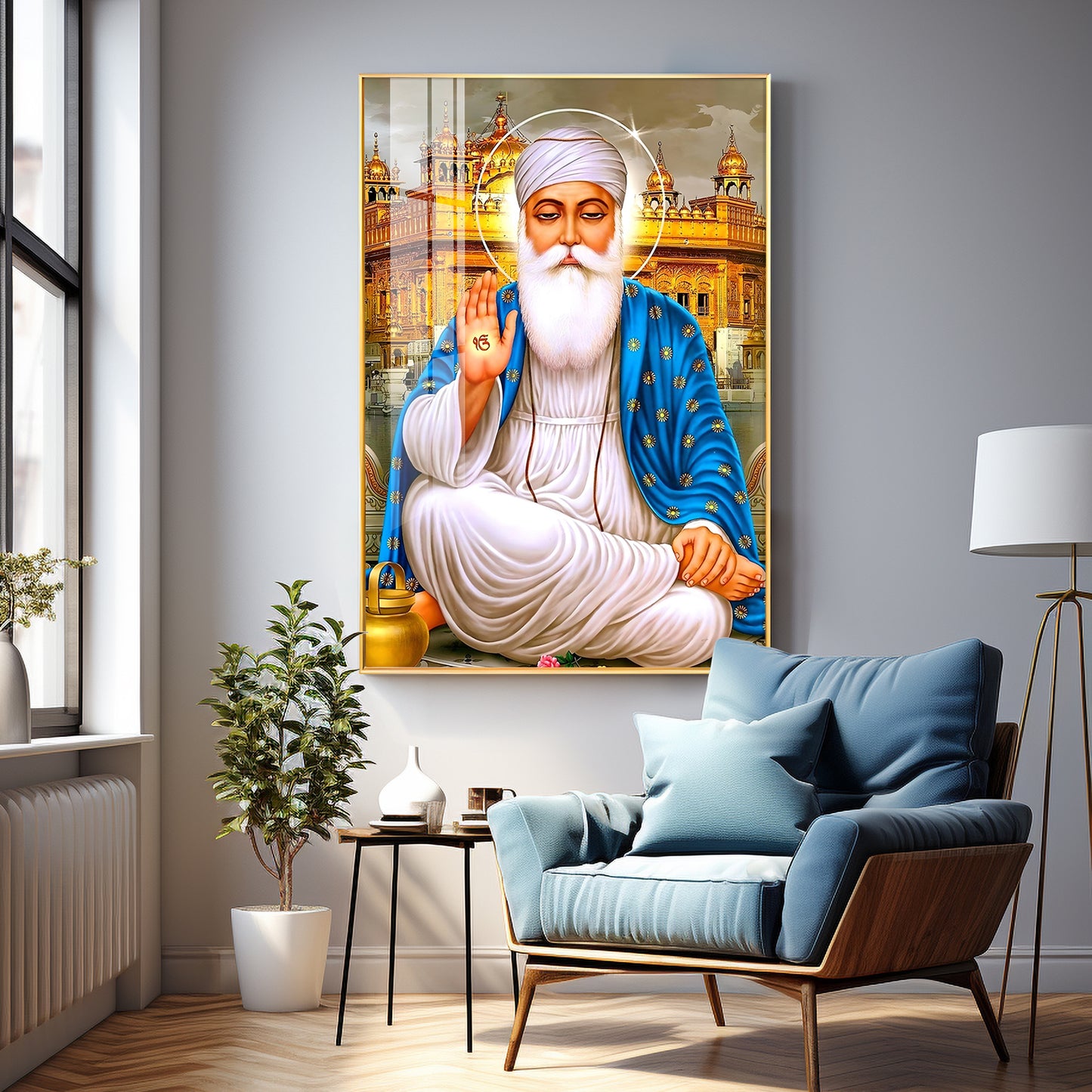 Guidance Of Guru Ji Premium Vertical Acrylic Wall Art