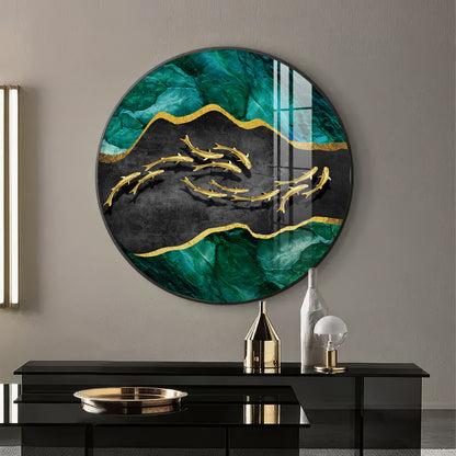 Regal Fish Premium Acrylic Round Wall Art