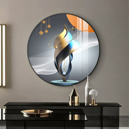 Modern Muse Premium Acrylic Round Wall Art