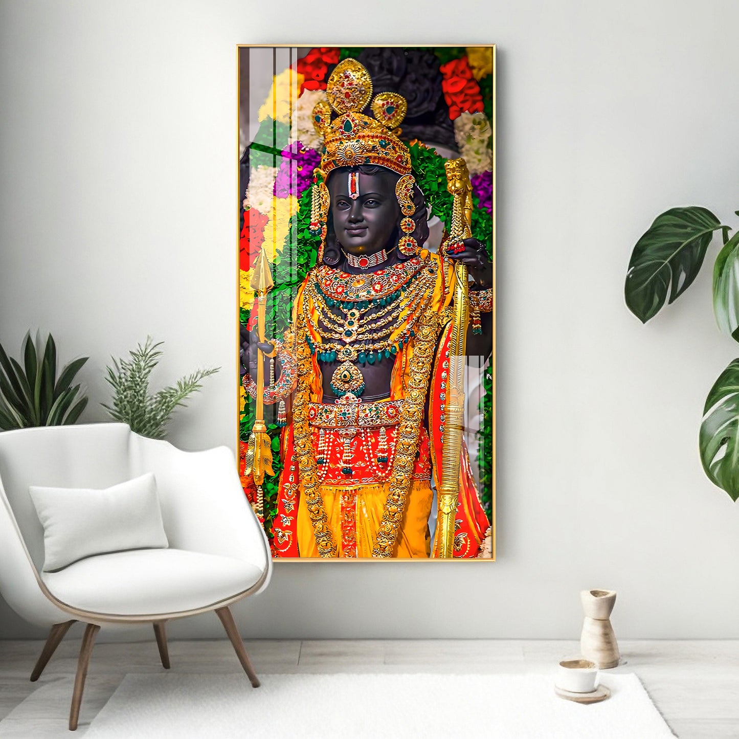 Divine Shree Ram Premium Acrylic Vertical Wall Art